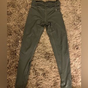 Body Language Grey ruched workout leggings